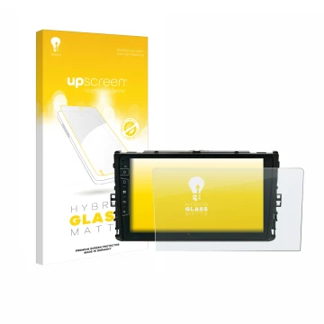 Front side of a product packaging with the brand logo upscreen. Next to it is the device Dynavin D9-T6 shown with the correspo