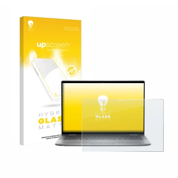 Front side of a product packaging with the brand logo upscreen. Next to it is the device Dell Latitude 7350 2-in-1 shown with 