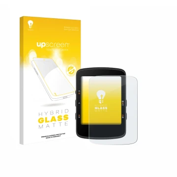 Front side of a product packaging with the brand logo upscreen. Next to it is the device Bryton Rider 460 shown with the corre