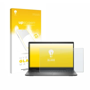 Front side of a product packaging with the brand logo upscreen. Next to it is the device Dell Latitude 15 3540 shown with the 