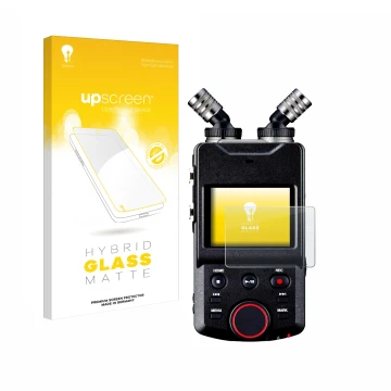 Front side of a product packaging with the brand logo upscreen. Next to it is the device Tascam Portacapture X6 shown with the
