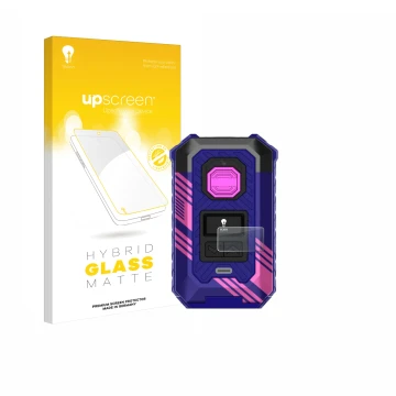 Front side of a product packaging with the brand logo upscreen. Next to it is the device Vaporesso Armour Max shown with the c