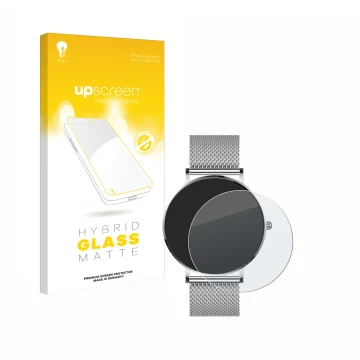 Front side of a product packaging with the brand logo upscreen. Next to it is the device Watcho Ultra Pro shown with the corre