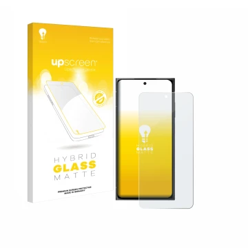 Front side of a product packaging with the brand logo upscreen. Next to it is the device HMD Skyline shown with the correspond