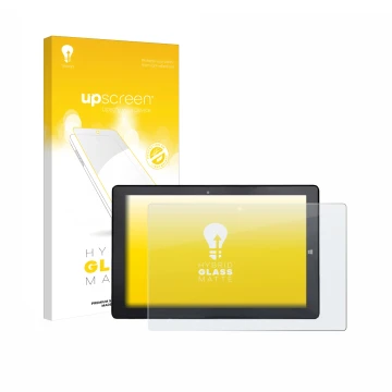 Front side of a product packaging with the brand logo upscreen. Next to it is the device Awow AiBook 10 shown with the corresp