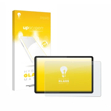 Front side of a product packaging with the brand logo upscreen. Next to it is the device Lenovo Tab K11 shown with the corresp