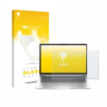 Front side of a product packaging with the brand logo upscreen. Next to it is the device HP ProBook 440 G11 shown with the cor