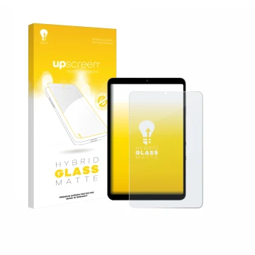 Front side of a product packaging with the brand logo upscreen. Next to it is the device Alldocube iPlay 60 Mini Pro shown wit