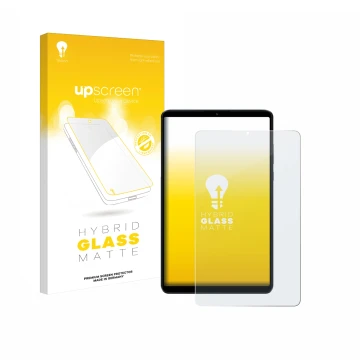 Front side of a product packaging with the brand logo upscreen. Next to it is the device Xiaomi Redmi Pad SE 8.7 shown with th