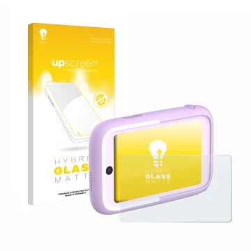 Front side of a product packaging with the brand logo upscreen. Next to it is the device Myfirst Camera 50 shown with the corr