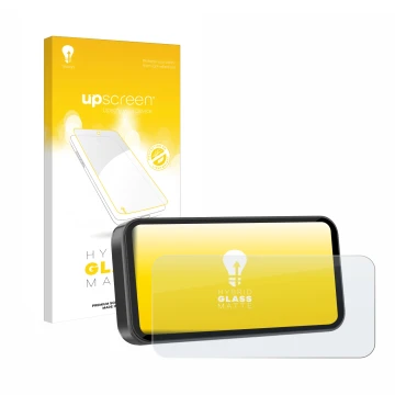 Front side of a product packaging with the brand logo upscreen. Next to it is the device Carpuride W603D 6.3