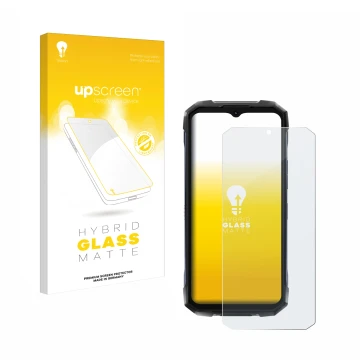 Front side of a product packaging with the brand logo upscreen. Next to it is the device Hotwav Hyper 7 Pro shown with the cor