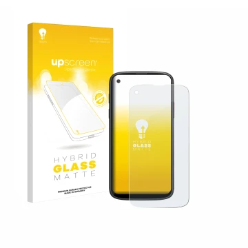 Front side of a product packaging with the brand logo upscreen. Next to it is the device Unihertz Jelly Max shown with the cor