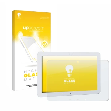 Front side of a product packaging with the brand logo upscreen. Next to it is the device Amazon Echo Hub 8