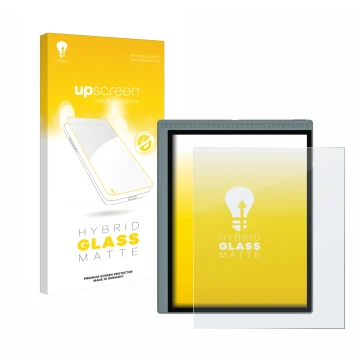 Front side of a product packaging with the brand logo upscreen. Next to it is the device Bigme B1051C shown with the correspon