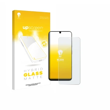 Front side of a product packaging with the brand logo upscreen. Next to it is the device ZTE Blade A35 shown with the correspo