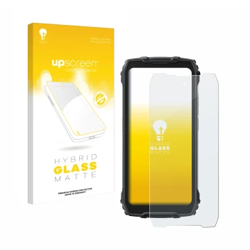 Front side of a product packaging with the brand logo upscreen. Next to it is the device Blackview BV7300 shown with the corre