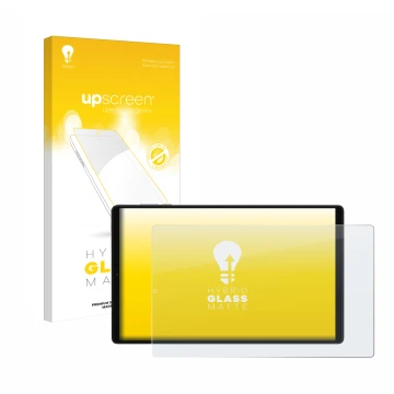 Front side of a product packaging with the brand logo upscreen. Next to it is the device Pixpeak M820 10.1