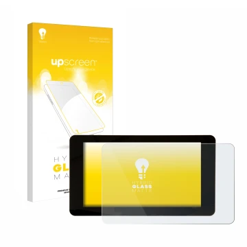 Front side of a product packaging with the brand logo upscreen. Next to it is the device Raspberry Pi Touchscreen 2 (7