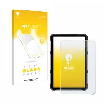 Front side of a product packaging with the brand logo upscreen. Next to it is the device Ulefone Armor Pad 4 Ultra shown with 