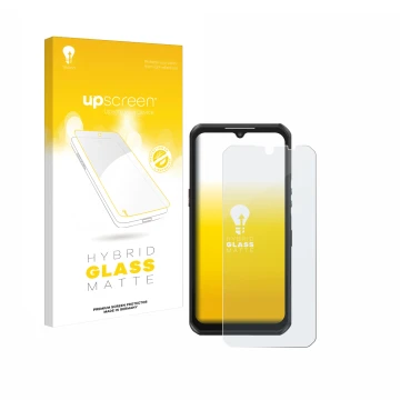 Front side of a product packaging with the brand logo upscreen. Next to it is the device Oukitel WP39 shown with the correspon