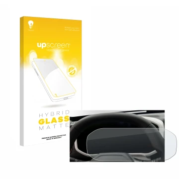 Front side of a product packaging with the brand logo upscreen. Next to it is the device Dacia Duster Tacho (2024) shown with 