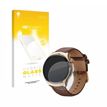 Front side of a product packaging with the brand logo upscreen. Next to it is the device Xiaomi Mibro Lite 3 Pro shown with th