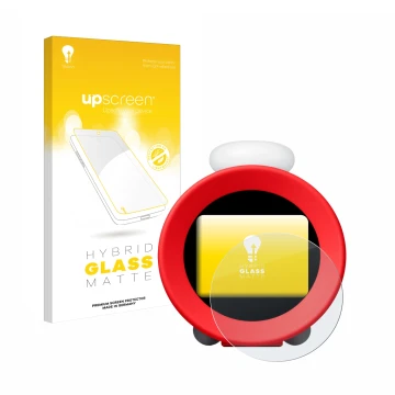 Front side of a product packaging with the brand logo upscreen. Next to it is the device Nintendo Sound Clock Alarmo shown wit