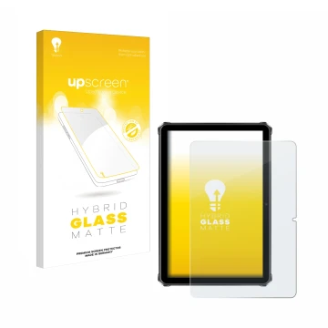 Front side of a product packaging with the brand logo upscreen. Next to it is the device Oukitel RT9 shown with the correspond