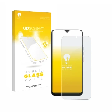 Front side of a product packaging with the brand logo upscreen. Next to it is the device Volla Phone 22 shown with the corresp