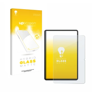 Front side of a product packaging with the brand logo upscreen. Next to it is the device Redmagic Nova Gaming-Tablet 10,9