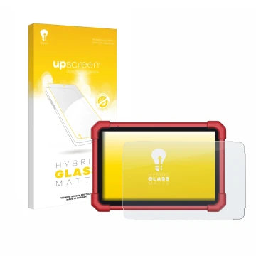 Front side of a product packaging with the brand logo upscreen. Next to it is the device Launch X-431 Euro Link shown with the