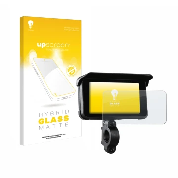 Front side of a product packaging with the brand logo upscreen. Next to it is the device Midland Bike-Play-Guardian shown with