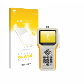 Front side of a product packaging with the brand logo upscreen. Next to it is the device RigExpert AA-55 Zoom shown with the c