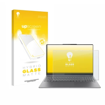 Front side of a product packaging with the brand logo upscreen. Next to it is the device Lenovo Yoga 7 2-in-1 Gen 10 16