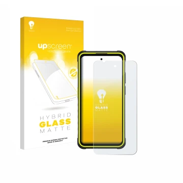 Front side of a product packaging with the brand logo upscreen. Next to it is the device Ulefone Armor X31 Pro 5G shown with t