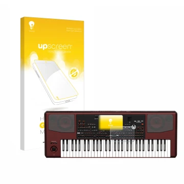 Front side of a product packaging with the brand logo upscreen. Next to it is the device KORG Pa700 shown with the correspondi