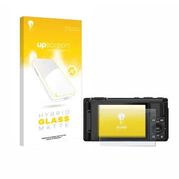 Front side of a product packaging with the brand logo upscreen. Next to it is the device Yashica City 200 shown with the corre
