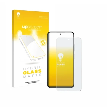 Front side of a product packaging with the brand logo upscreen. Next to it is the device myPhone N23 Plus shown with the corre