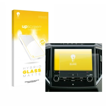 Front side of a product packaging with the brand logo upscreen. Next to it is the device Subaru Forester 2022-2024 8