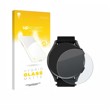 Front side of a product packaging with the brand logo upscreen. Next to it is the device Garmin Approach S50 shown with the co