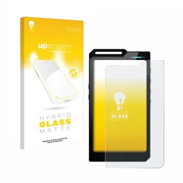 Front side of a product packaging with the brand logo upscreen. Next to it is the device Hiby R4 shown with the corresponding 