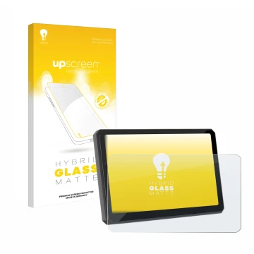 Front side of a product packaging with the brand logo upscreen. Next to it is the device Carpuride W712D 7