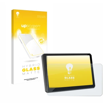 Front side of a product packaging with the brand logo upscreen. Next to it is the device Carpuride W702BS 7