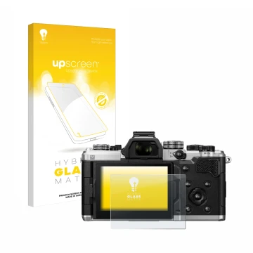 Front side of a product packaging with the brand logo upscreen. Next to it is the device OM System OM-3 shown with the corresp