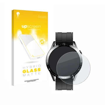 Front side of a product packaging with the brand logo upscreen. Next to it is the device Tracer Smartwatch SM9 shown with the 