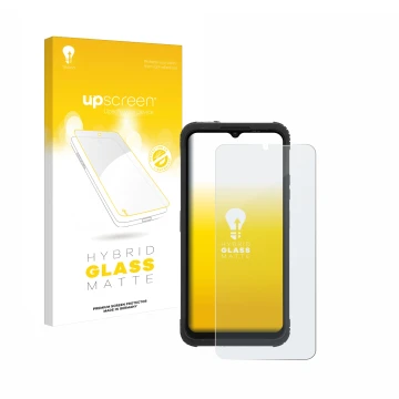 Front side of a product packaging with the brand logo upscreen. Next to it is the device AGM H Max shown with the correspondin