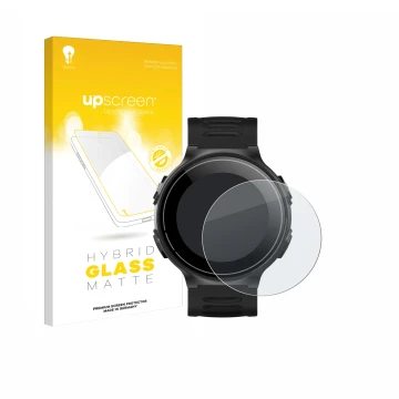 Front side of a product packaging with the brand logo upscreen. Next to it is the device Kiprun GPS 500 Coros shown with the c