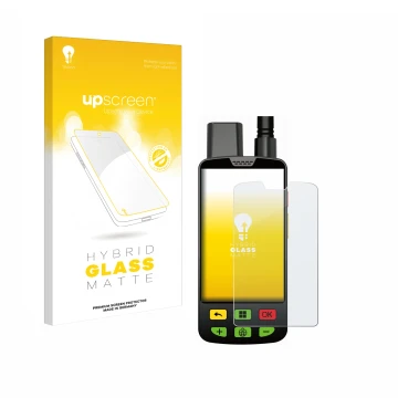 Front side of a product packaging with the brand logo upscreen. Next to it is the device Aduro Locit GPS shown with the corres