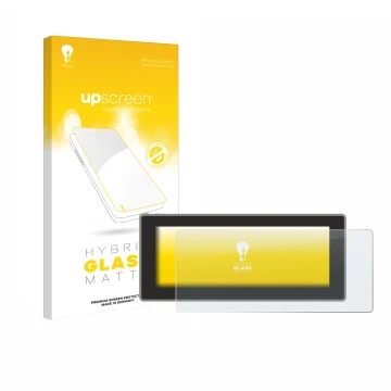 Front side of a product packaging with the brand logo upscreen. Next to it is the device Hyundai Inster Xclass (2025) shown wi